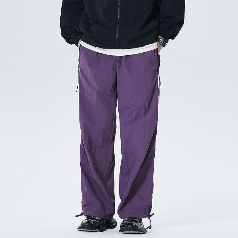 Straight-leg Casual Pants