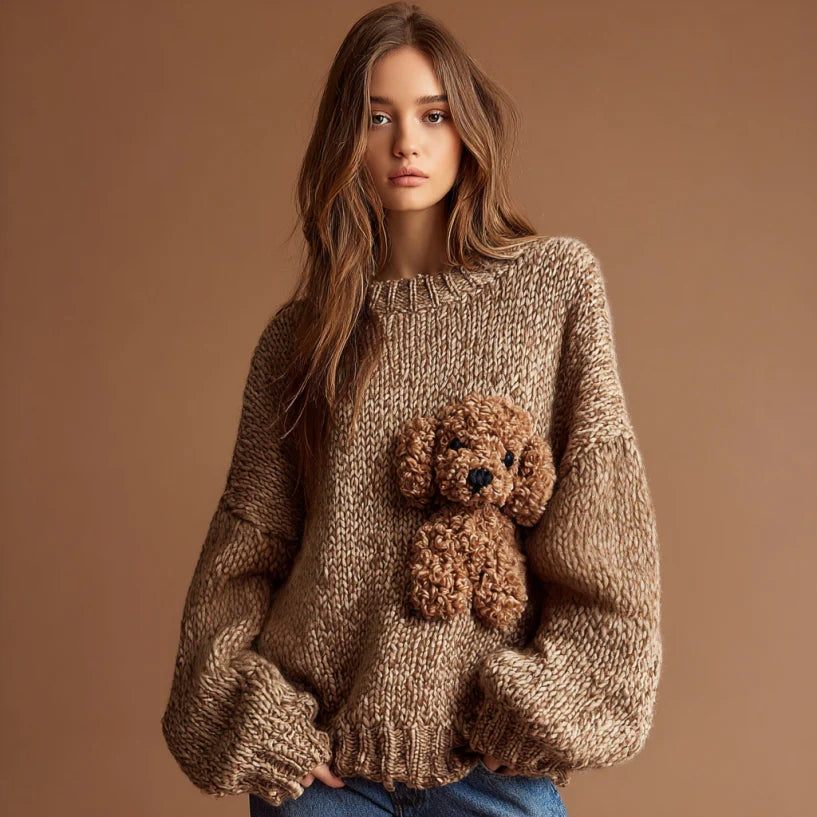 Long-sleeve Knitted Sweater