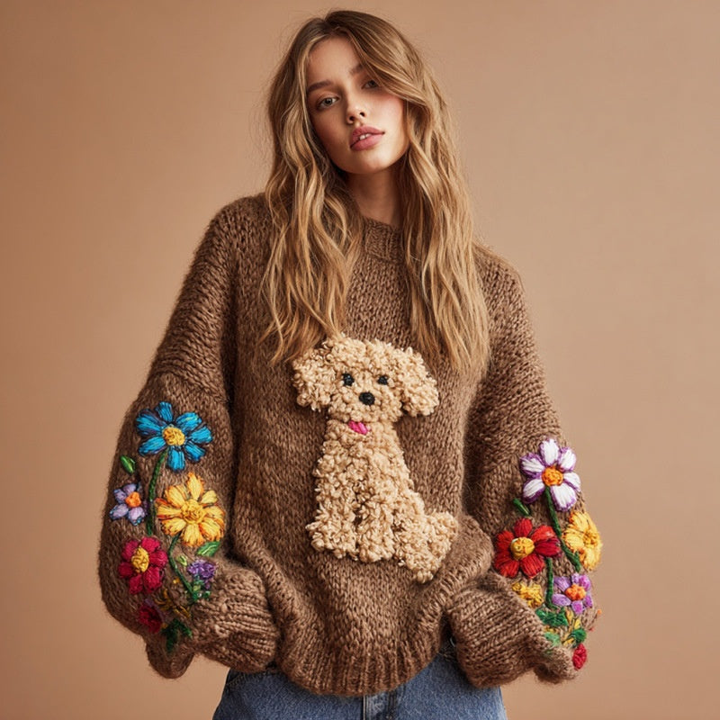 Long-sleeve Knitted Sweater